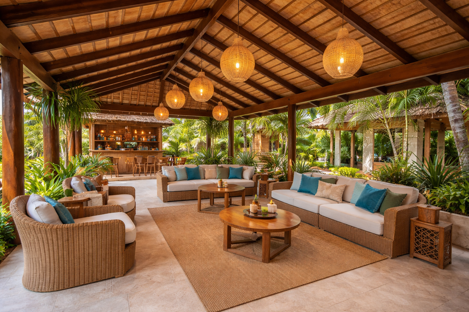 Ambiente acolhedor da Pousada Jardim Sereno