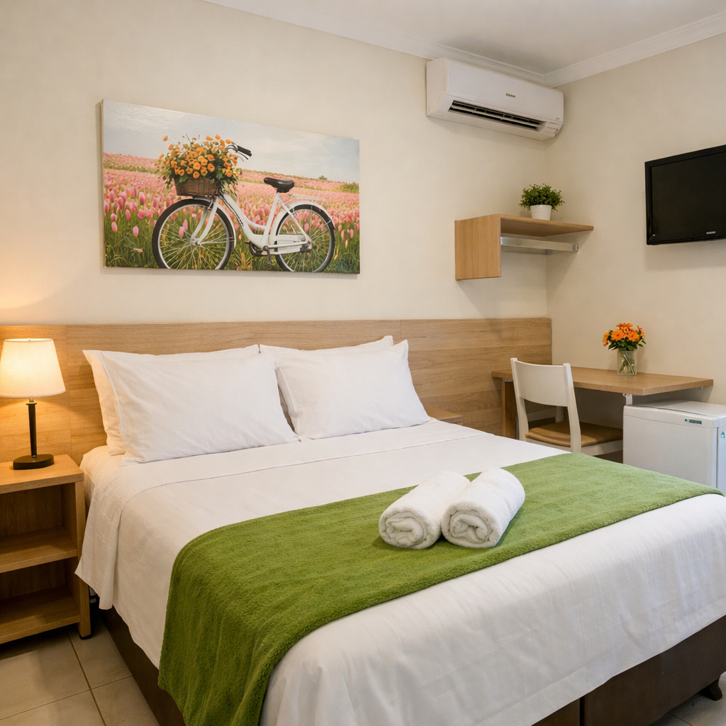 Quarto Econômico Garden da Pousada Jardim Sereno