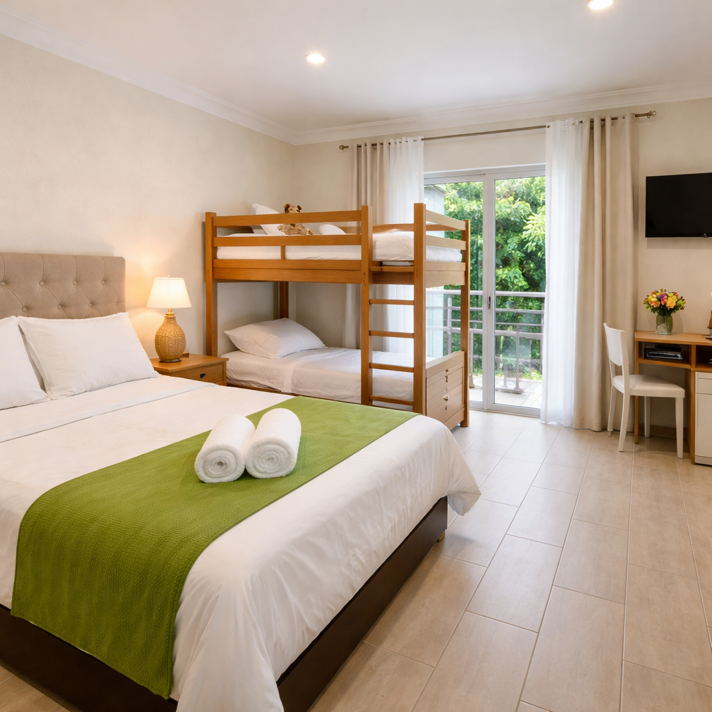 Quarto Família Tulipa da Pousada Jardim Sereno